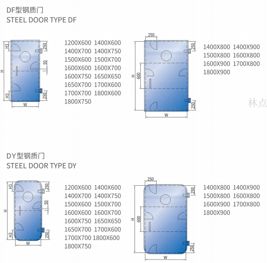 DF/DY weathertight steel door